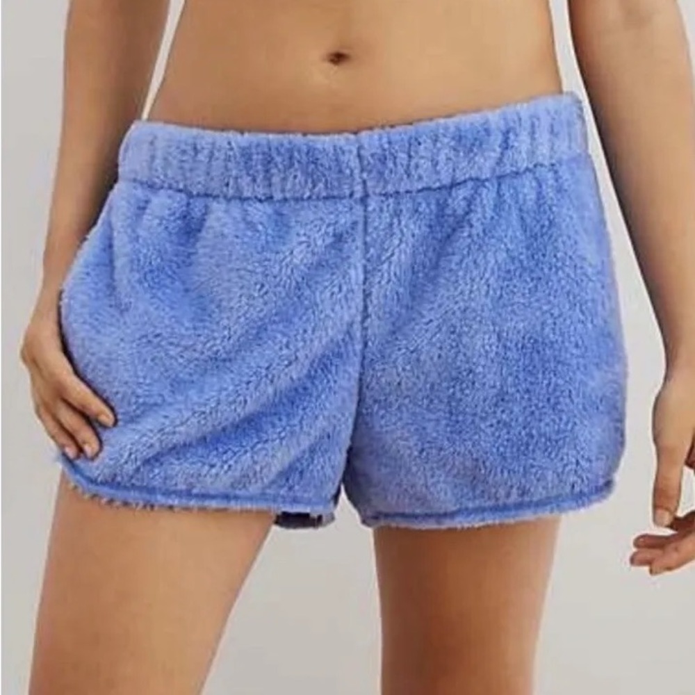 Aerie Fuzzy Pajama Shorts